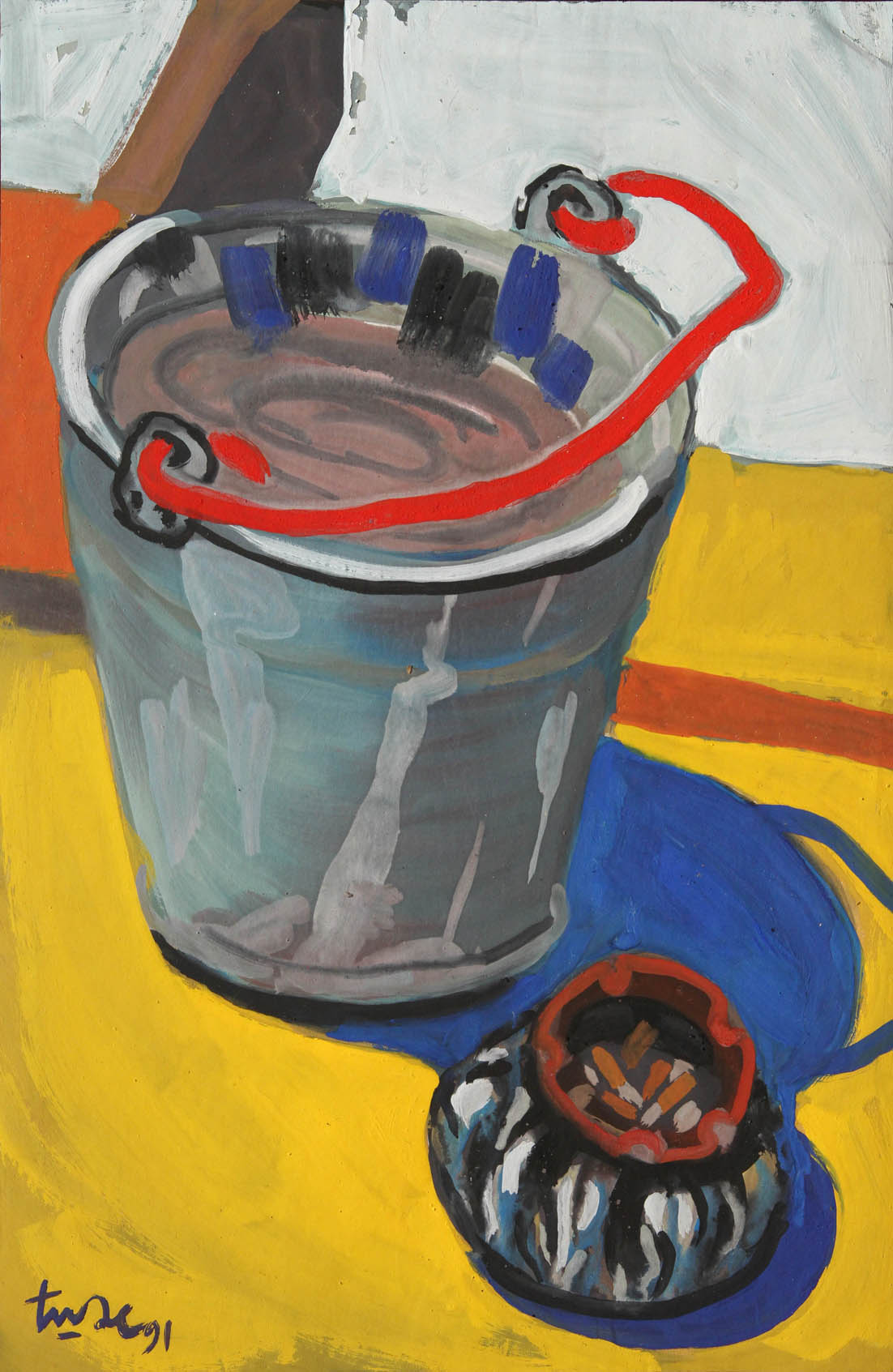 Xô rửa bút vẽ